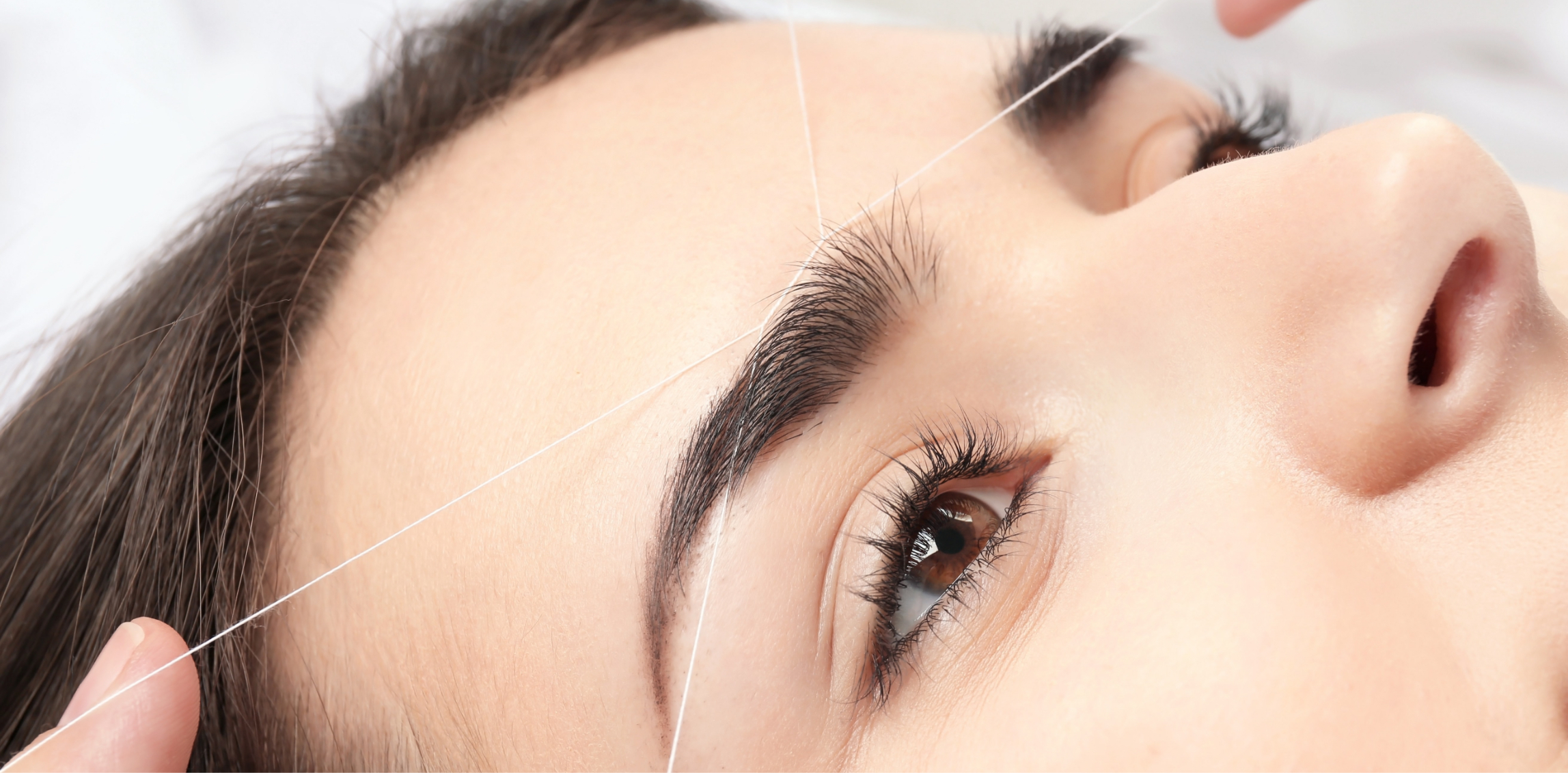 Eyebrow threading